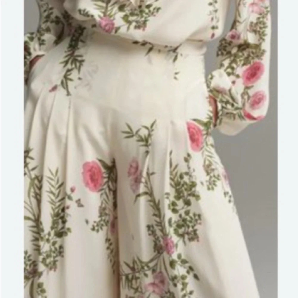 MULLA Floral Print Women's Pant Set NWT Loose Fit - Picture 3 of 7